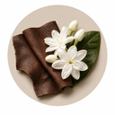Leather and Jasmine Sambac