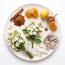 Honey, Cinnamon, Cashmeran and Jasmine Sambac.