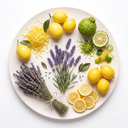 Lavender, Bergamot and Lemon.