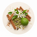  Cinnamon, Cardamom, Orange Blossom and Bergamot.