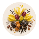 Vanilla, Caramel, Myrrh, Ylang Ylang.